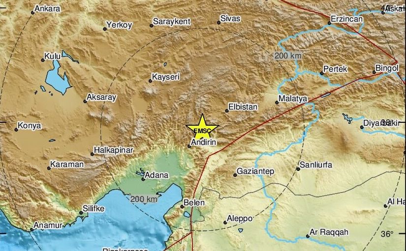 Jak zemljotres pogodio Tursku