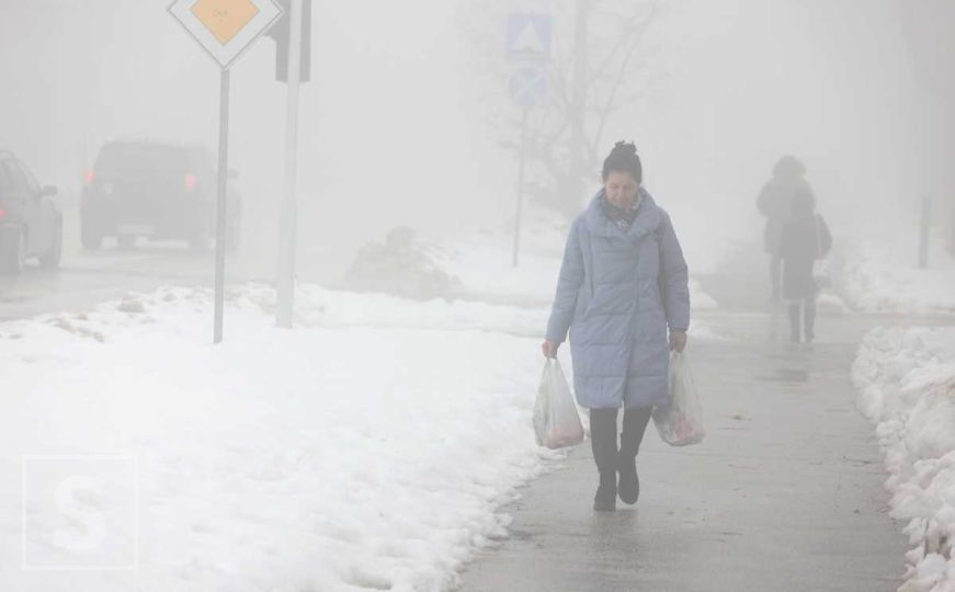 Hladno i maglovito jutro u Sarajevu: Kvalitet zraka nezdrav