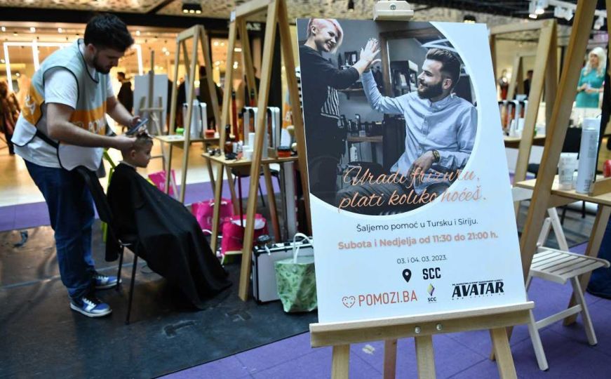 Sarajevski frizeri ujedinili makaze: Prihod od zarade ide za Tursku i Siriju