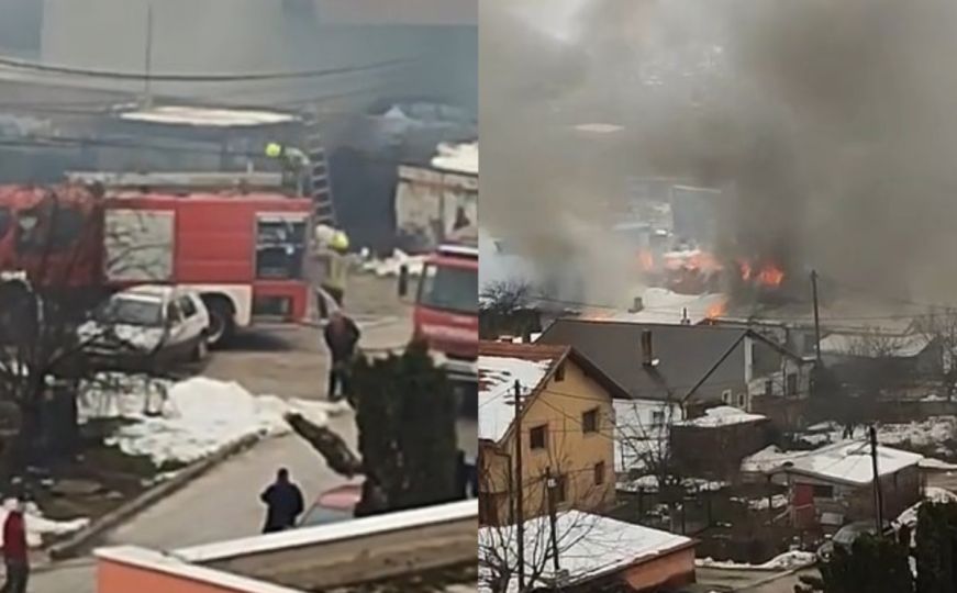 Epilog požara na Stupu: Vatrena stihija progutala 11 baraka, 24 osobe ostale bez krova nad glavom