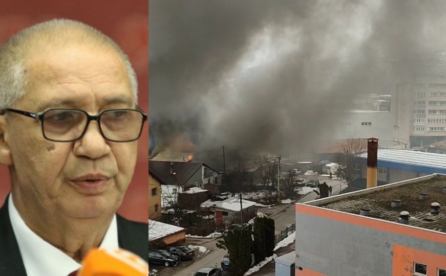 Nakon požara na Stupu oglasio se Sejdić: Osiguran smještaj za porodicu koja je ostala bez doma