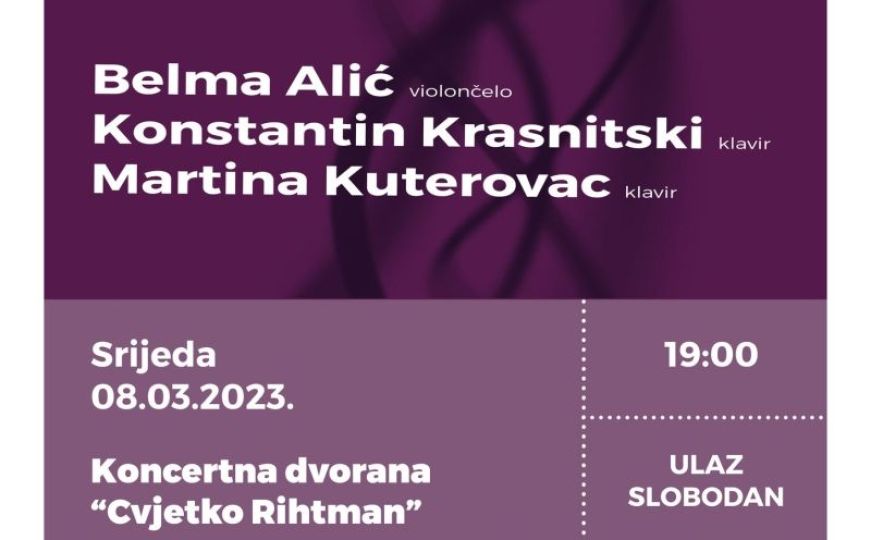 Muzička akademija Sarajevo: Koncert povodom 150 godina od rođenja Sergeja Rahmanjinova