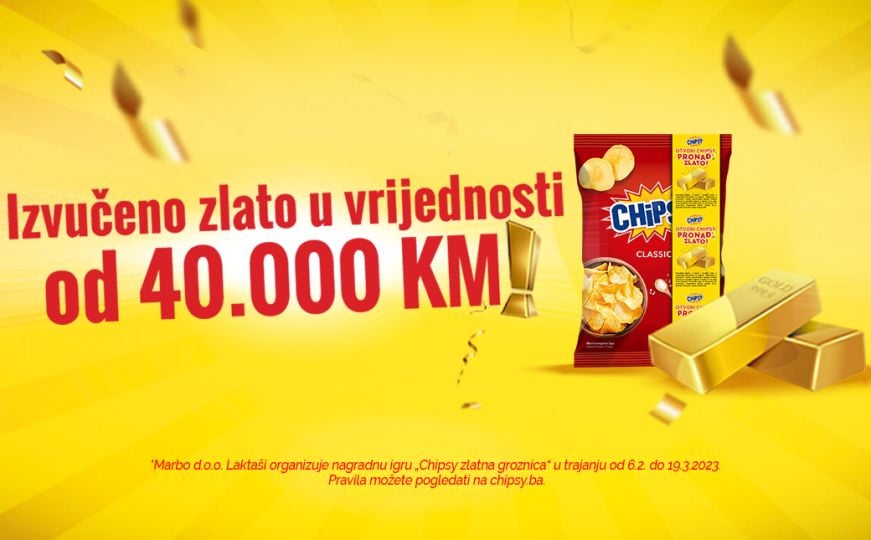 Izvučeno Chipsy zlato u vrijednosti od 40.000 konvertibilnih maraka – ali potraga se nastavlja!