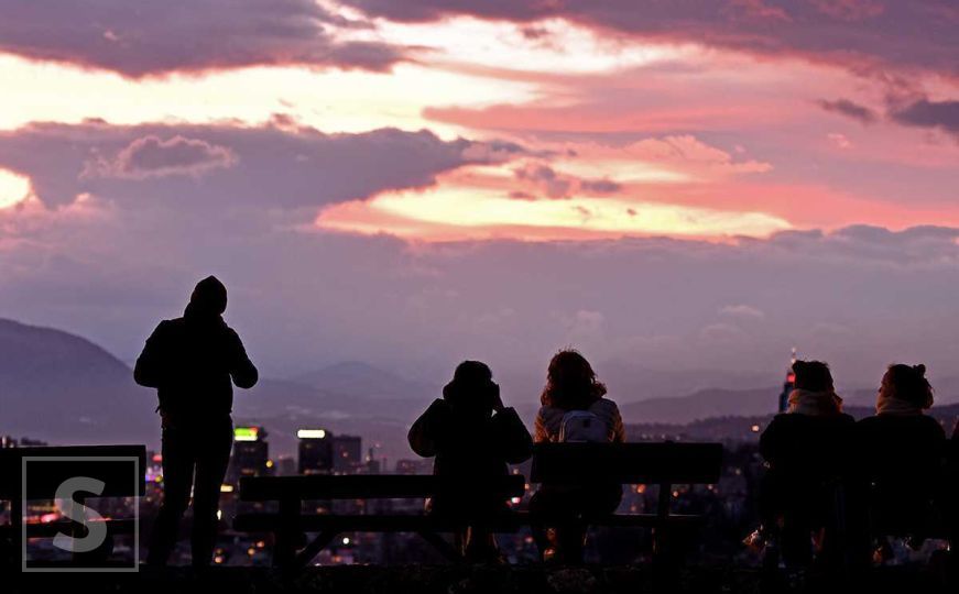 Kada Sarajevo tone u noć: Magičan zalazak sunca nad olimpijskim gradom