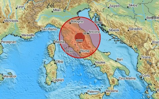 Snažan zemljotres u Italiji, osjetio se i u Hrvatskoj