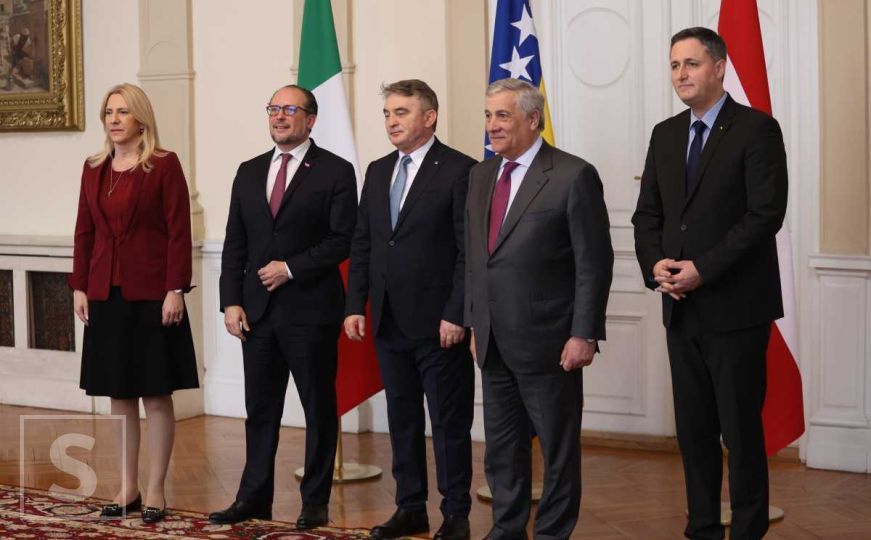 Tajani i Schallenberg sa članovima Predsjedištva BiH: Razgovarano o europskim integracijama