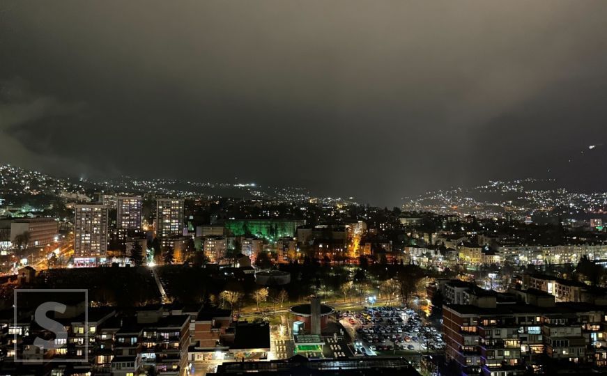 Čudesni pogled na Sarajevo: Martovska kiša okupala grad