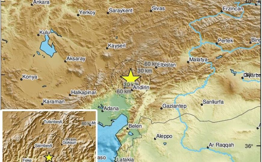 Novi zemljotres pogodio jug Turske