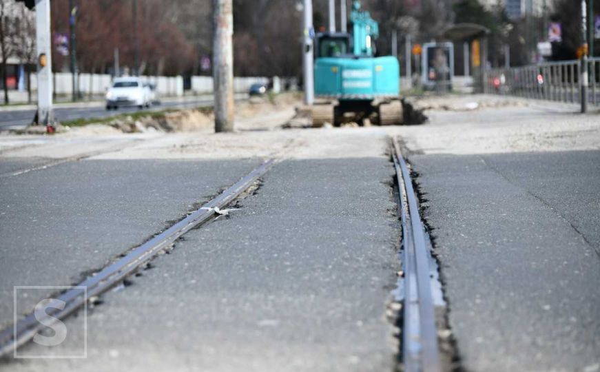 Rekonstrukcija tramvajske pruge: Nastavljeni radovi na dionici Čengić Vila-Marijin Dvor