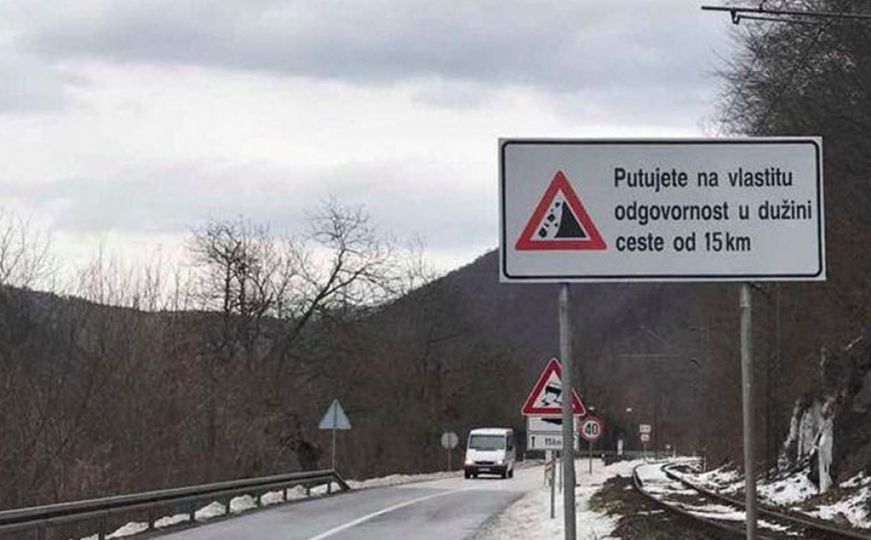 Ovo je jedan od najopasnijih puteva u BiH: Nesreće i odroni svakodnevne pojave