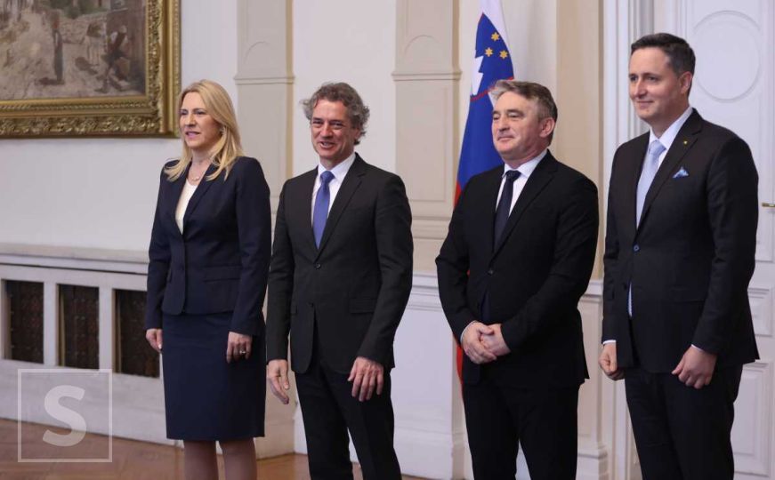 Slovenački premijer Robert Golob u Predsjedništvu Bosne i Hercegovine