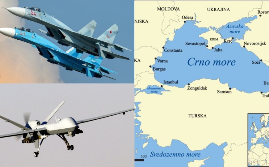 Oglasilo se Ministarstvo odbrane Rusije nakon sudara njihovog aviona i američkog drona