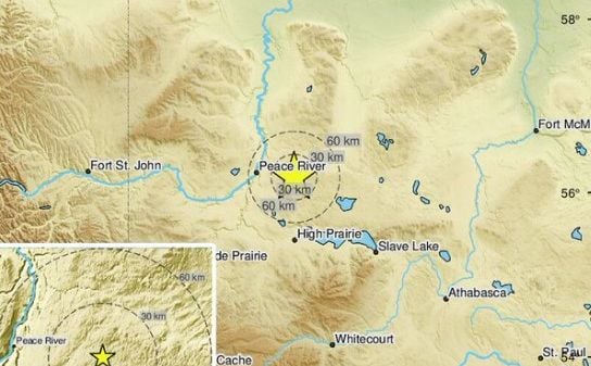 Dva snažna zemljotresa u Kanadi: 'Treslo se 15 sekundi'
