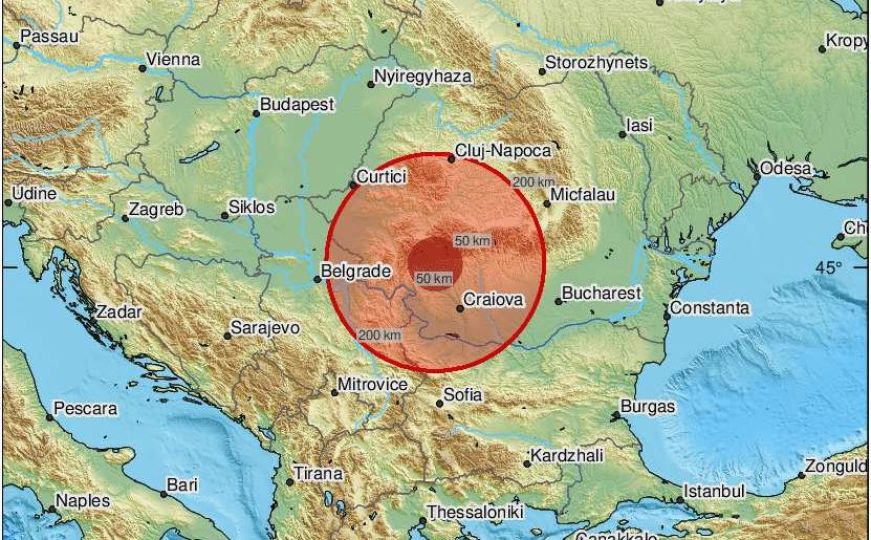 Novi snažan potres u Rumuniji