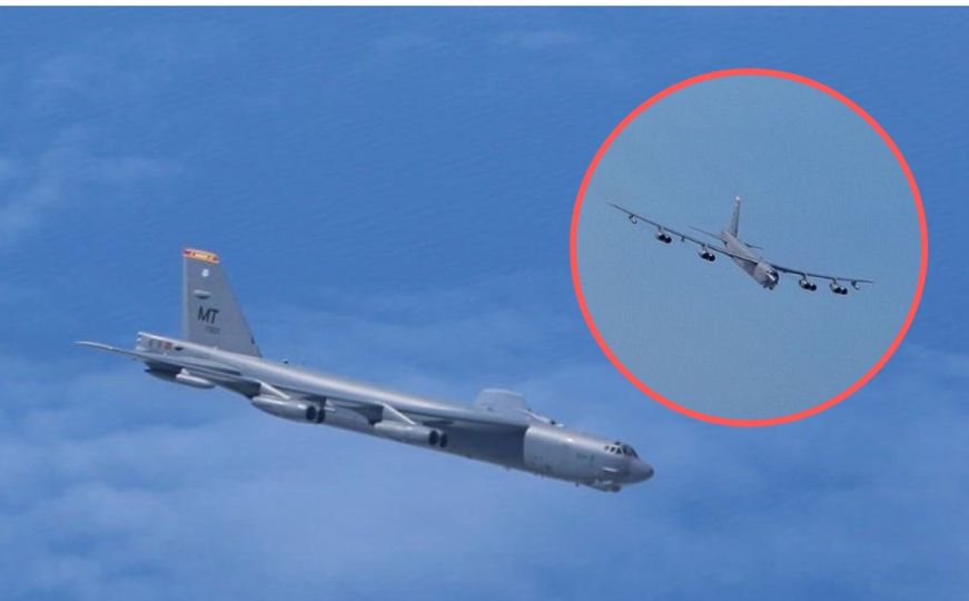 Ruski borbeni avion presreo dva američka bombardera. Pogledajte snimku