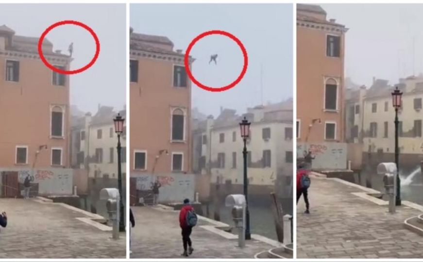 Gradonačelnik komentarisao mladića koji je sa zgrade skočio u venecijanski kanal: 'Kreten!'