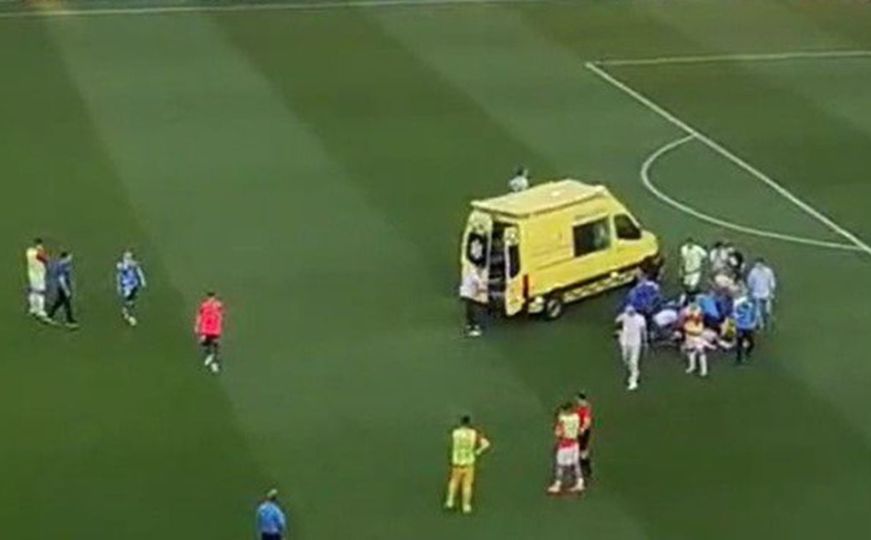 Oglasili se iz kluba: Nove informacije o srbijanskom nogometašu koji se sinoć srušio na terenu