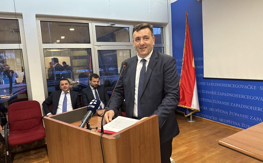 Predrag Čović je novi predsjednik Vlade Zapadnoheregovačkog kantona