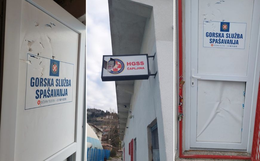 Vandalizam u Hercegovini: Oštećene prostorije HGSS Čapljina