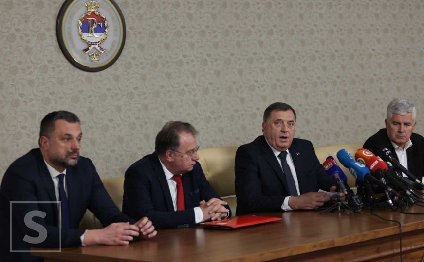 Dodik nakon sastanka s Čovićem, Nikšićem i Konakovićem: "Ovo su naredni koraci koje ćemo poduzeti"