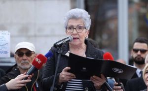 Azra Zornić na protestima: "Nemojte testirati naše strpljenje zbog nesposobnog diplomate"