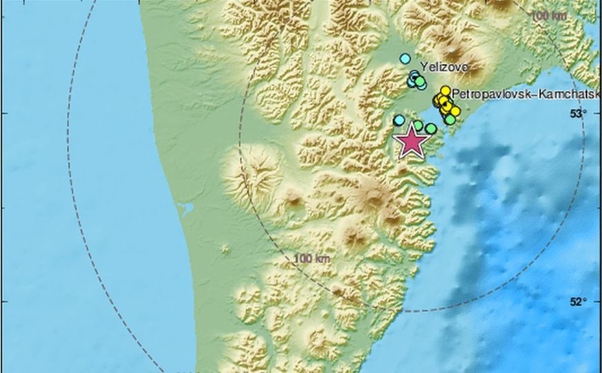 Snažan zemljotres jačine 6,5 stepeni po Richteru pogodio Rusiju