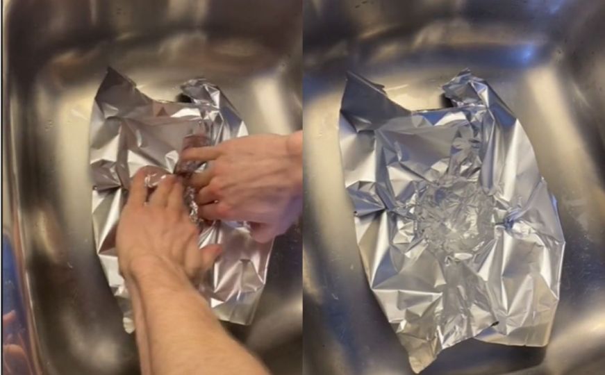 Trik koji je oduševio sve: Zašto je dobro staviti komad aluminijske folije u sudoper?