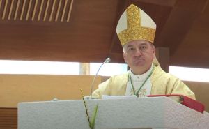 Biskup Petar Palić u Mostaru predvodio uskršnju misu