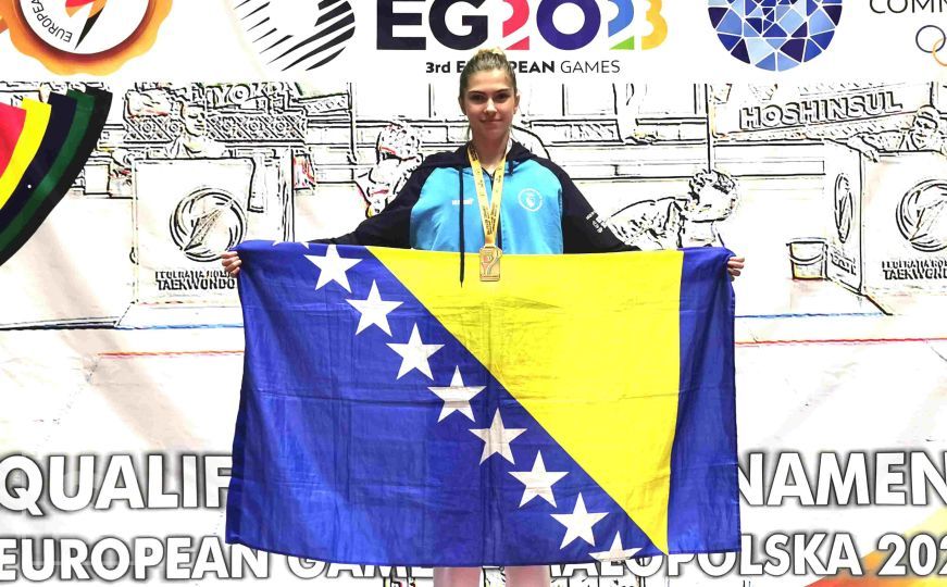 Lijepe vijesti iz Rumunije: Ada Avdagić osvojila zlatnu medalju i plasirala se na Evropske igre 2023