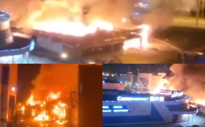 Užas u blizini Moskve: Veliki požar u trgovačkom centru, ruske vlasti se još nisu oglasile