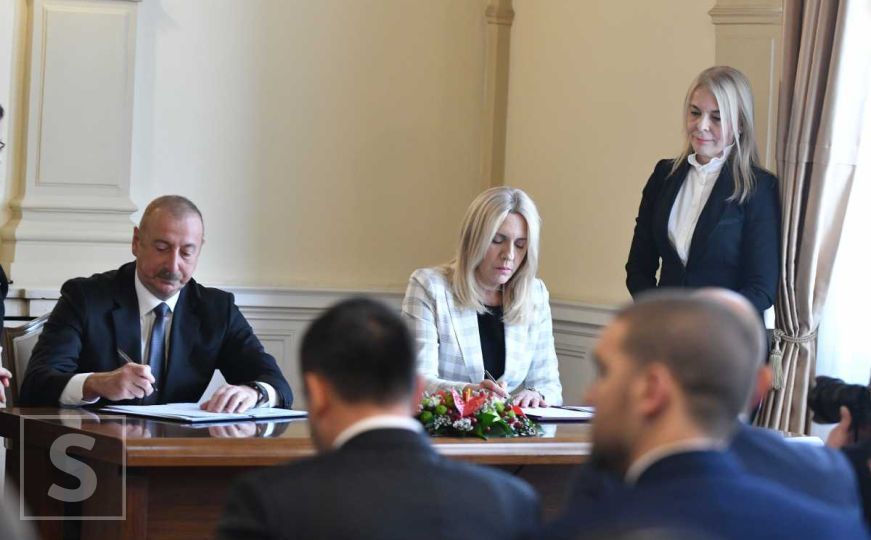 Cvijanović - Aliyev: BiH i Azerbejdžan potpisali Zajedničku deklaraciju o strateškom partnerstvu