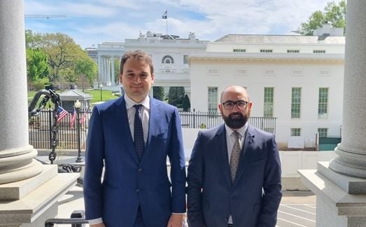 Zamjenik ministra finansija BiH Muhamed Hasanović na sastanku u Bijeloj kući