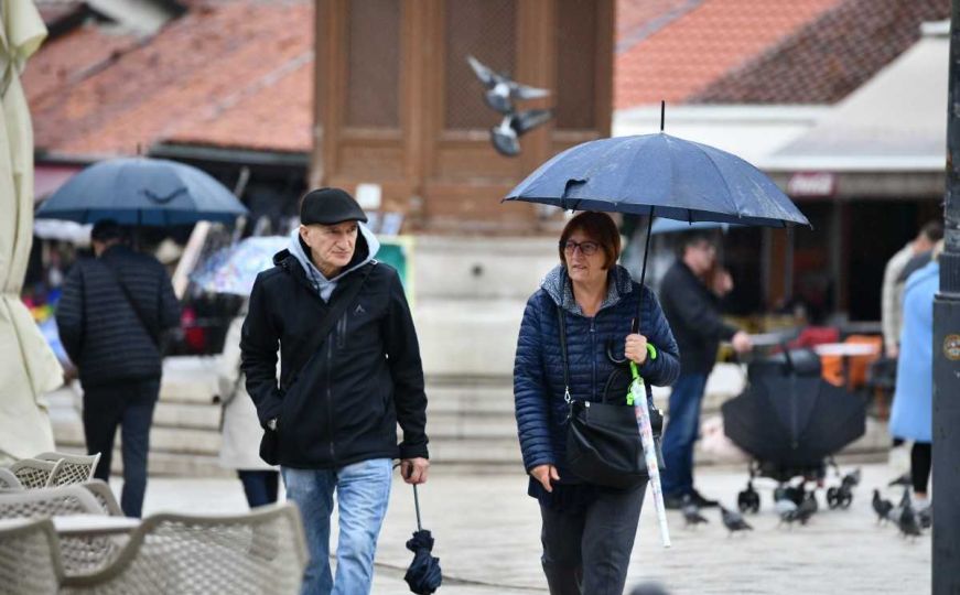 Danas oblačno vrijeme uz kišu: Meteorolozi objavili žuto upozorenje, pročitajte detalje