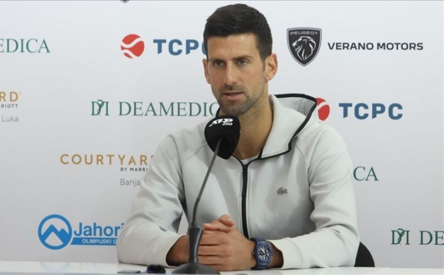 Novak Đoković na ATP turniru u Banjoj Luci: "Ovo je za mene novo iskustvo, osjećam se kao kod kuće"
