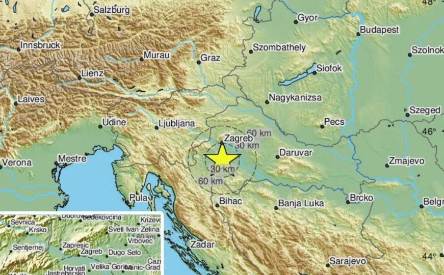 Zemljotres u Hrvatskoj: "Jako je tutnjalo i ljuljalo"