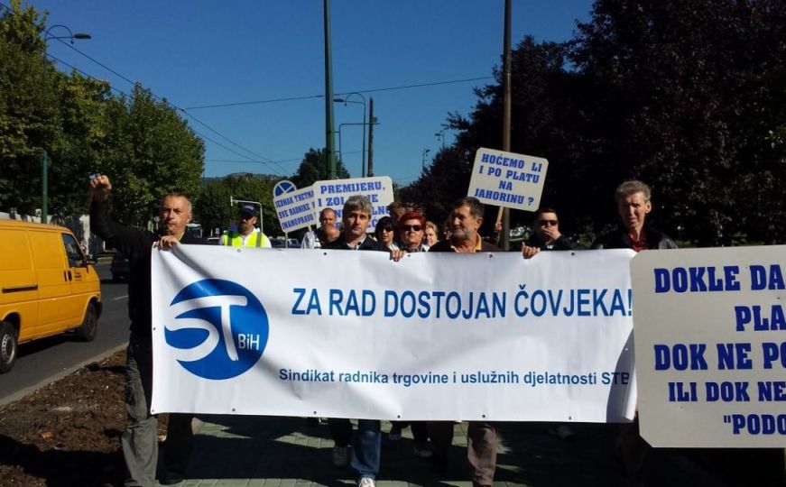 Sindikat radnika trgovine Bosne i Hercegovine najavio protest za 1. maj: 'Kada smo mi na redu?'