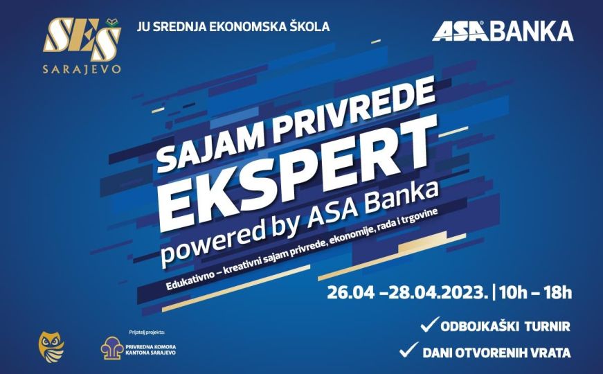 Sajam u organizaciji Srednje ekonomske škole EKSPERT 2023. powered by ASA Banka