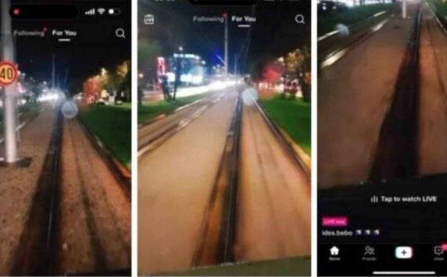 Vozač tramvaja u Sarajevo radio live tokom vožnje: Građani šokirani ponašanjem