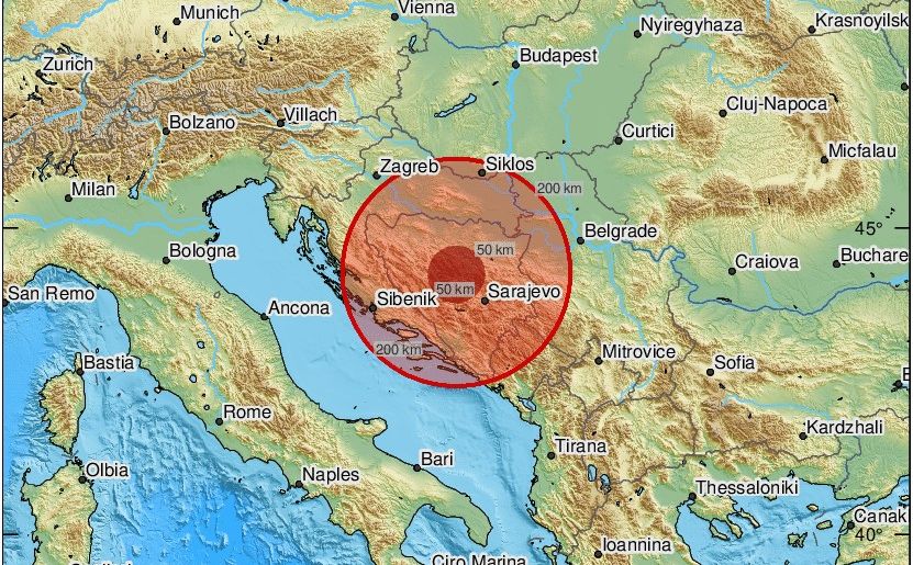 Zemljotres zatresao Bosnu i Hercegovinu: 'Kao da se čula eksplozija iz zemlje'