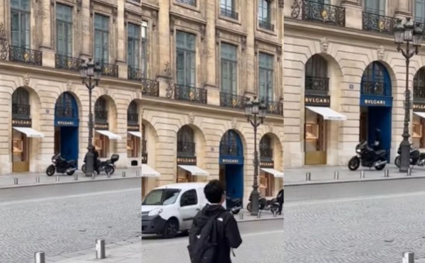 Višemilionska pljačka u centru Pariza: Lopovi ukrali Bvlgari nakit i pobjegli na motorima