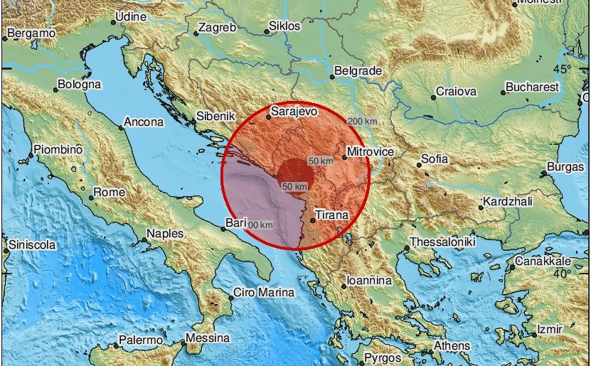 Zemljotres u Crnoj Gori, građani uznemireni