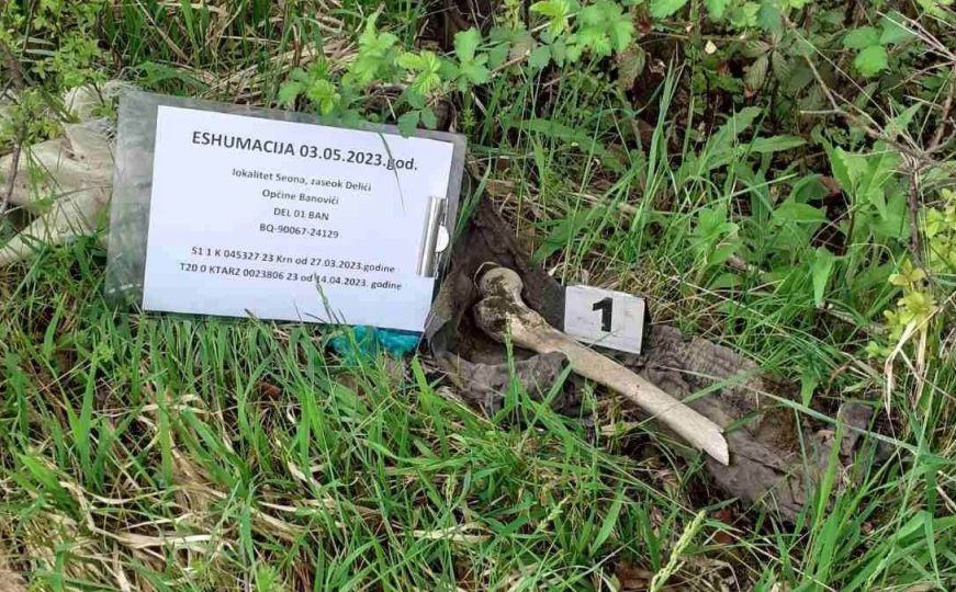Institut za nestale osobe BiH: U Banovićima ekshumirani posmrtni ostaci jedne žrtve