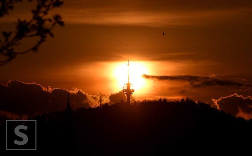Pogledajte čarobne prizore: Prelijepi zalazak sunca iznad Sarajeva