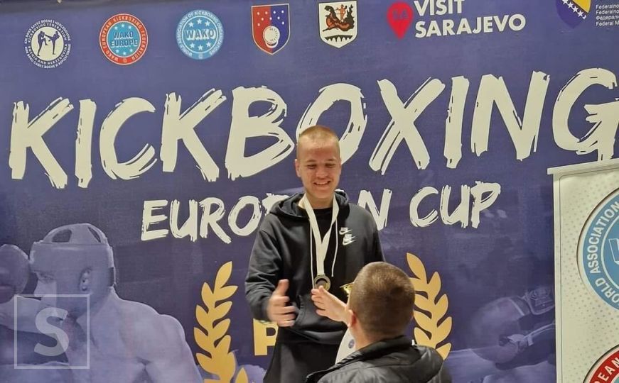 Benjamin Poturak krenuo stopama oca Dževada: Osvojio zlato na Europskom kickbox kupu