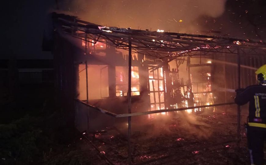 Požar u Banjoj Luci: Izgorio poznati kafić