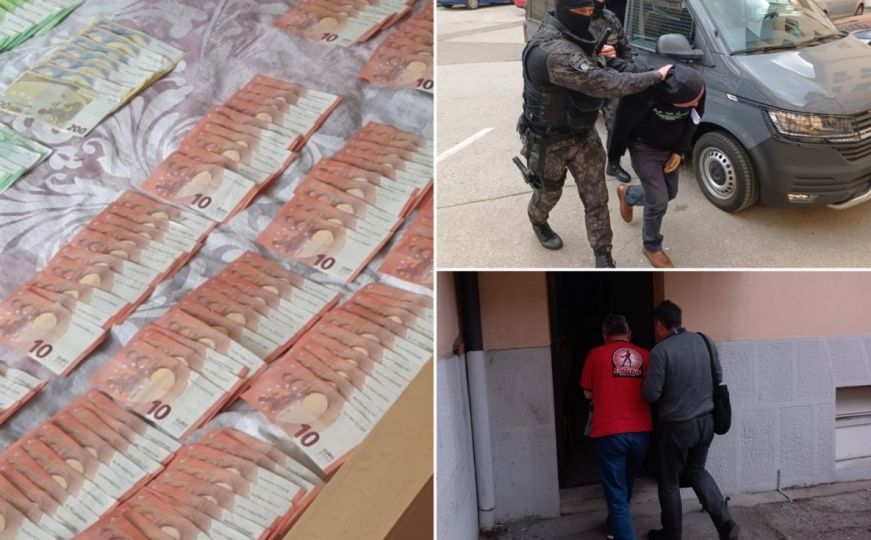 Velika akcija u Tuzlanskom kantonu: Uhapšeno sedam osoba, oduzeta veća količina novca