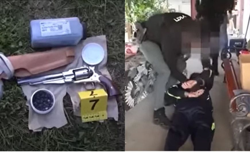 Pogledajte akciju hapšenja oca ubice iz Mladenovca: Pronađeno više komada oružja i stotine metaka