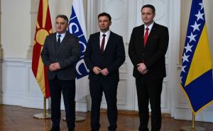 Predsjedavajući OSCE-a Bujar Osmani sastao se s članovima Predsjedništva BiH