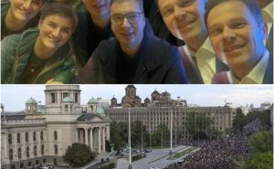 Ana Brnabić bizarnom fotografijom komentarisala proteste: 'Mnogo nas je više nego prošli put...'