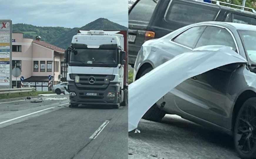 Saobraćajna nesreća na magistralnom putu u Žepču